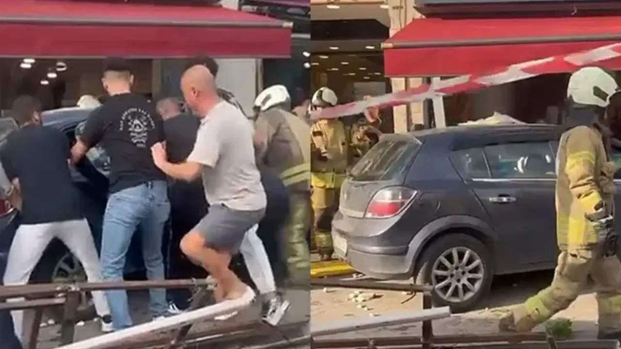 İstanbul Beykoz’da Otomobil Yayaların Arasına Daldı: Yaralılar Var
