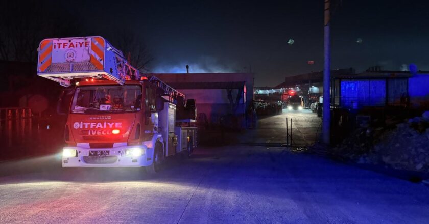 Kocaeli’deki gaz dolum tesisinde sızıntı